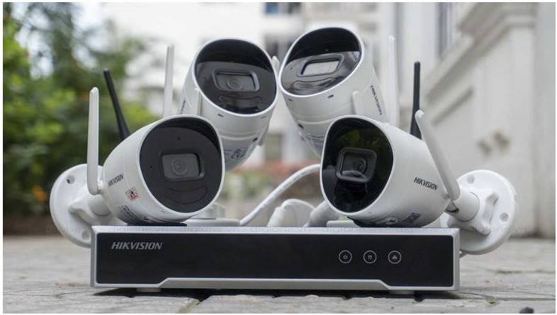 Bộ kit camera wifi Hikvision gồm nhiều camera wifi và đầu ghi tích hợp sẵn