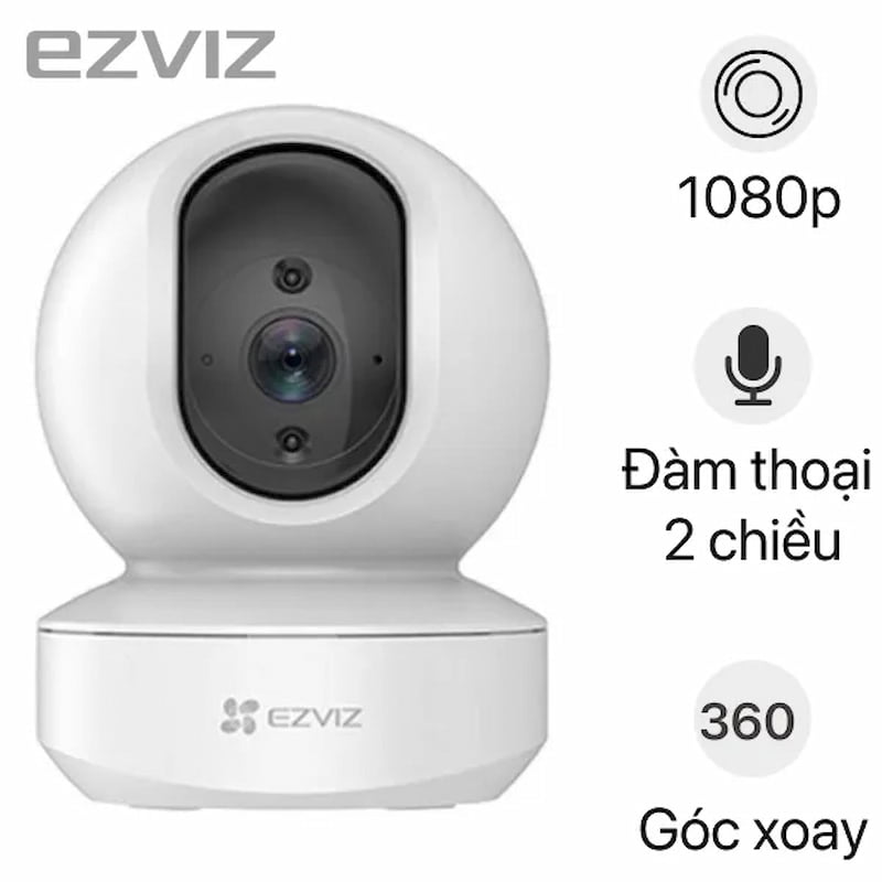 Camera Ty1 1080p xoay 360 độ trong nhà tích hợp nhiều tính năng thông minh