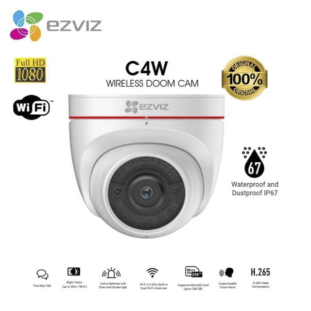 Camera Wifi Ezviz C4W hoạt động ổn định trong 8 tháng chỉ với 8 viên pin AA