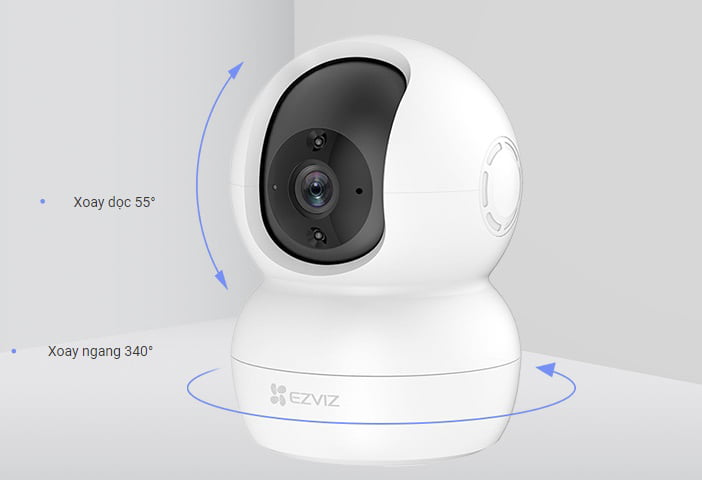 Camera quay 360 độ dễ dàng giám sát an ninh mà không bỏ sót góc nhìn nào