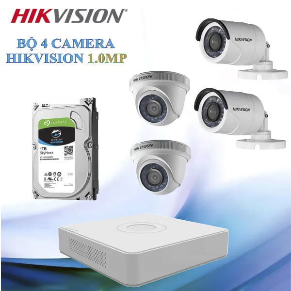 Camera wifi Hikvision trong nhà cho phép cắm thẻ nhớ Micro SD 128 - 256GB