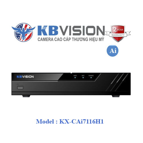 Đầu ghi DVR Kbvision KX-CAi7116H1 có khả năng ghi lại và phát lại hình ảnh từ camera