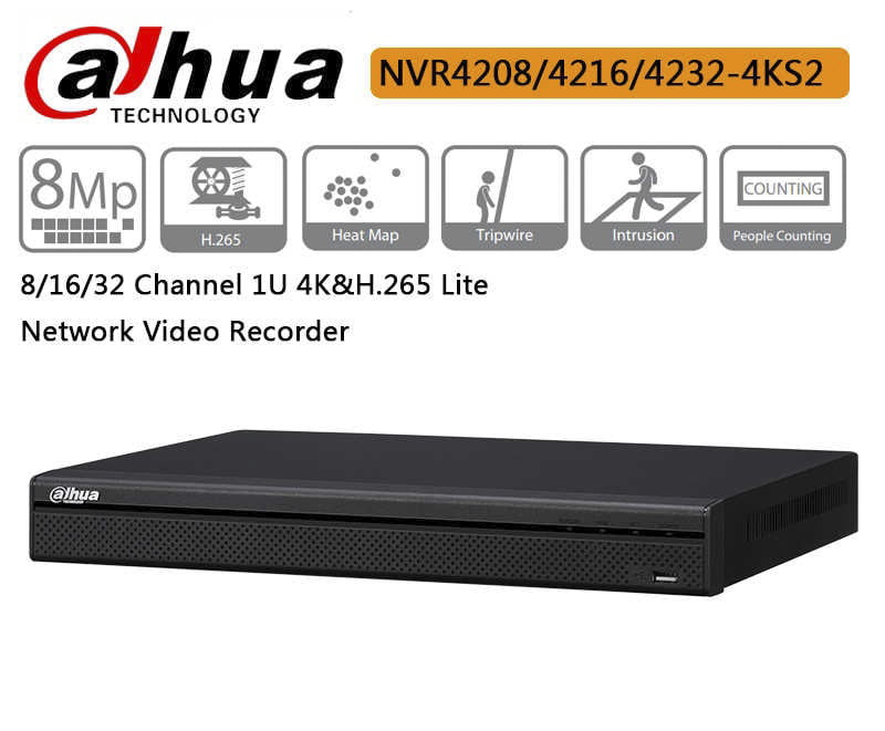 Đầu ghi Dahua DHI NVR 4232-4KS2 32 kênh camera IP hỗ trợ phân giải 4K