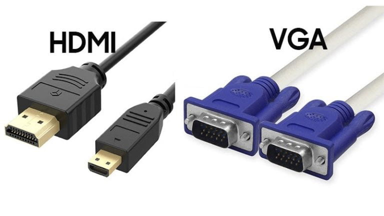 HDMI và VGA là cáp xuất hình ảnh đầu ghi được sử dụng nhiều nhất