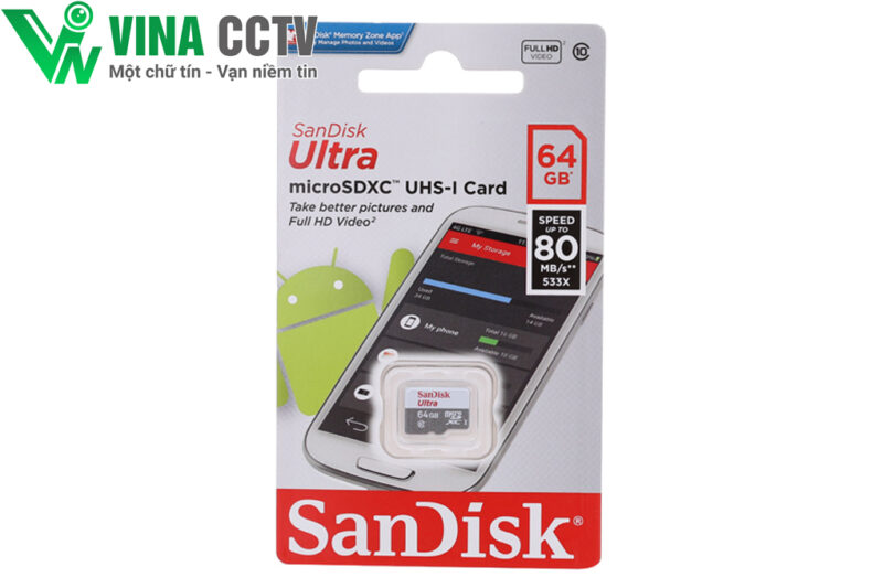 Thẻ nhớ chính hãng Sandick 64GB